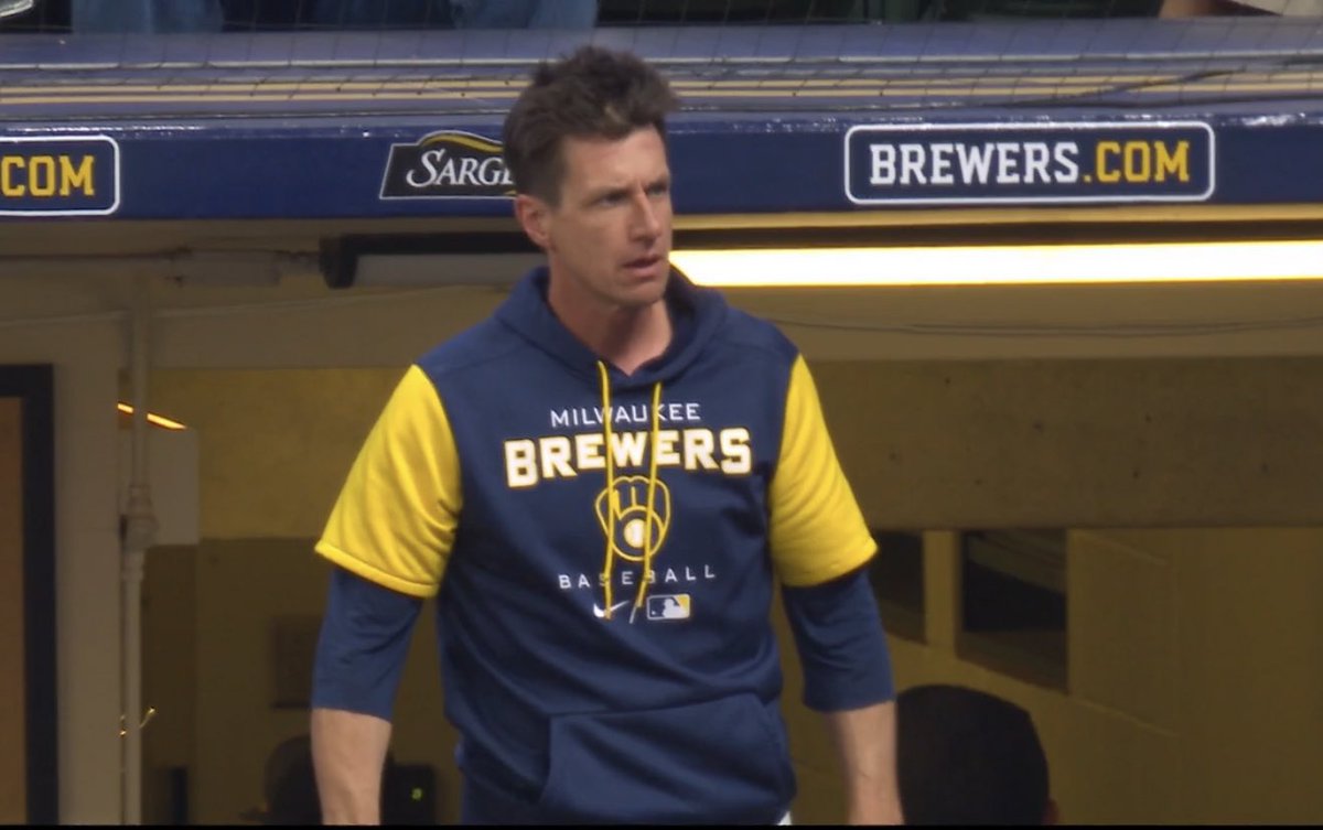 BrewersRaptor's tweet photo. Me when my kid comes out of their room for the 15th time when they should be asleep. https://t.co/FrefFi6aFT