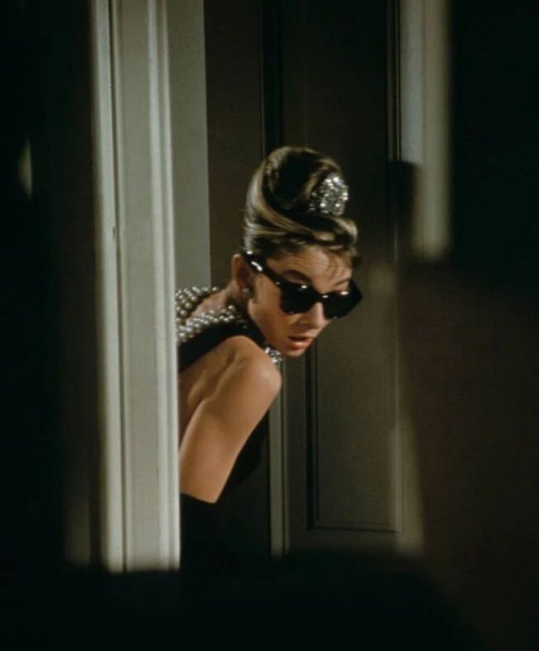 audrey hepburn photographed during the production of 'breakfast at tiffany's' (1961)