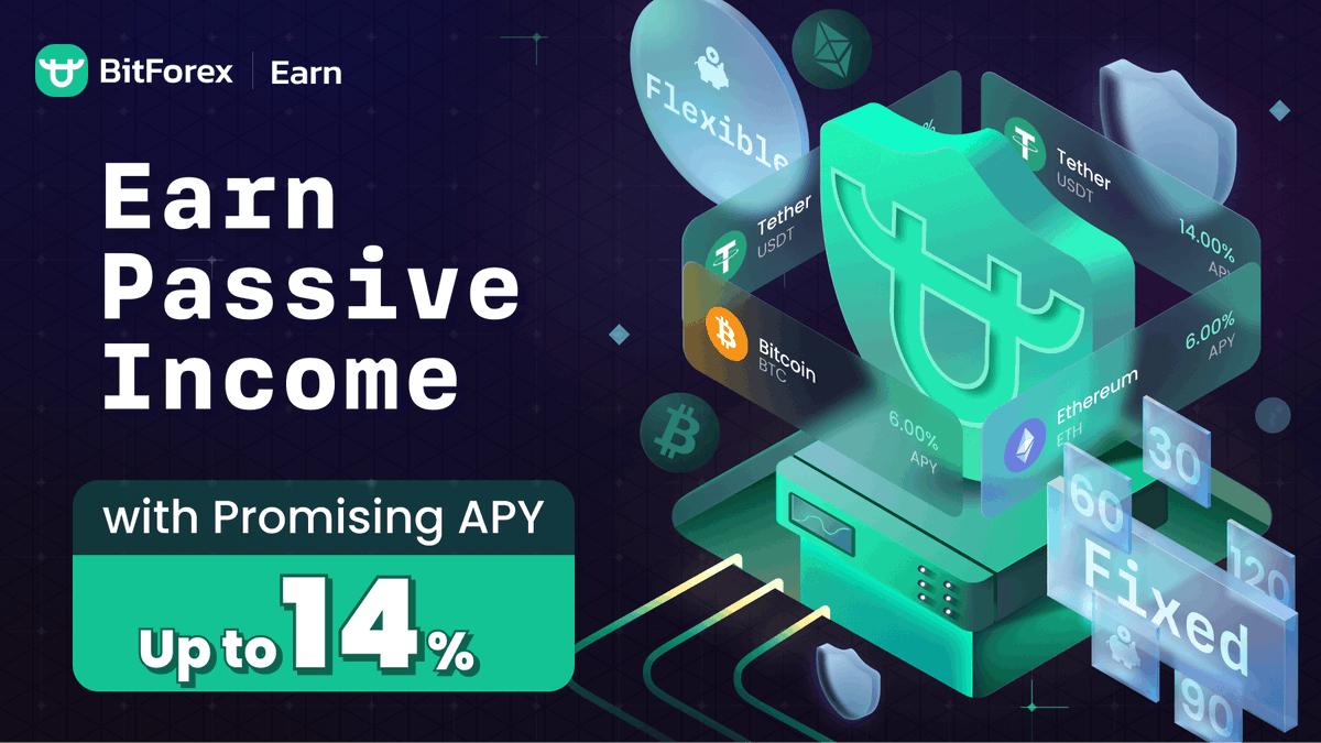 🔥#BitForex Finance🔥

🎉Celebrate With BitForex Earn - Get promising interest across flexible and fixed savings

💰Enjoy up to 14% APY!

🔗Subscribe  now: bitforex.com/en/asset-manag…

#BTC #ETH #USDTether #DeFi