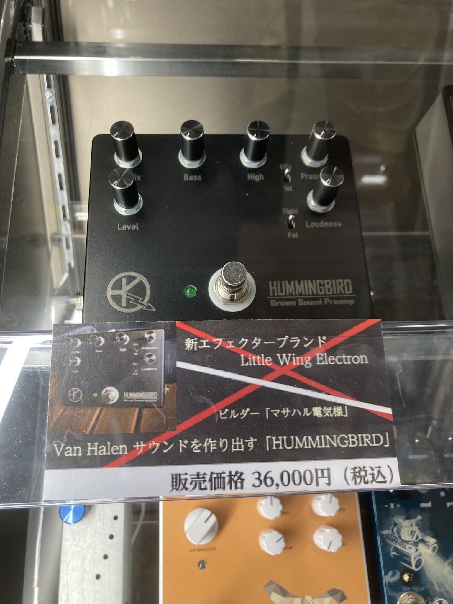 little wing electron HUMMINGBIRD プリアンプ Little Wing Electron Hummingbird プリアンプ