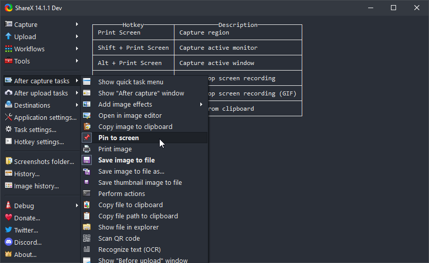 Currently available methods to 