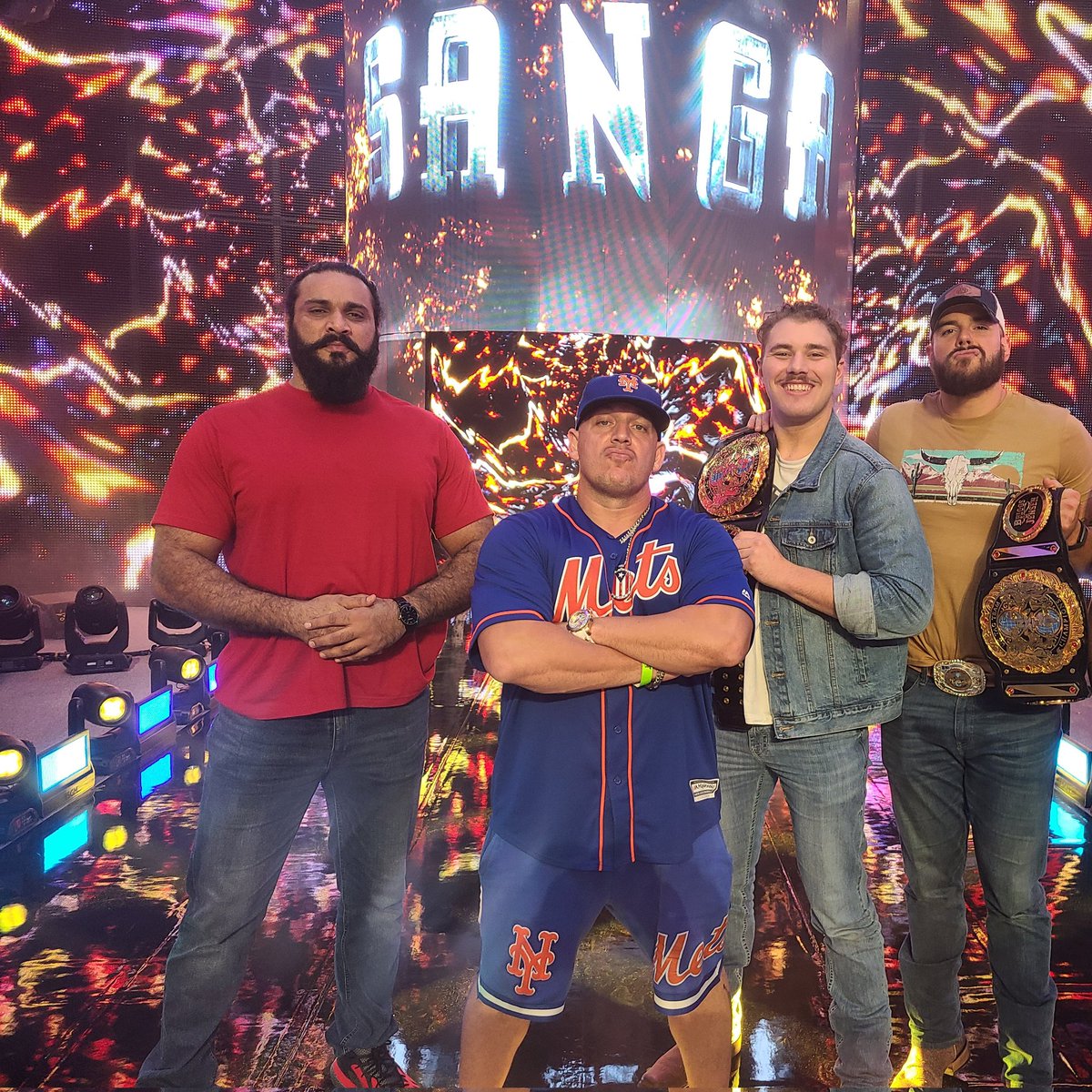I thought I'd never win fan of the night. EVER.  Tonight was pretty dam cool to be named <a href="/WWENXT/">WWE NXT</a> "Fan of the Night". Since hanging up the boots a few months ago, I'm having the time of my life, man. Shout out to @Sanga_WWE <a href="/BrooksJensenWWE/">Brooks Jensen</a> #JoshBriggs #WWENXT #ProWrestling