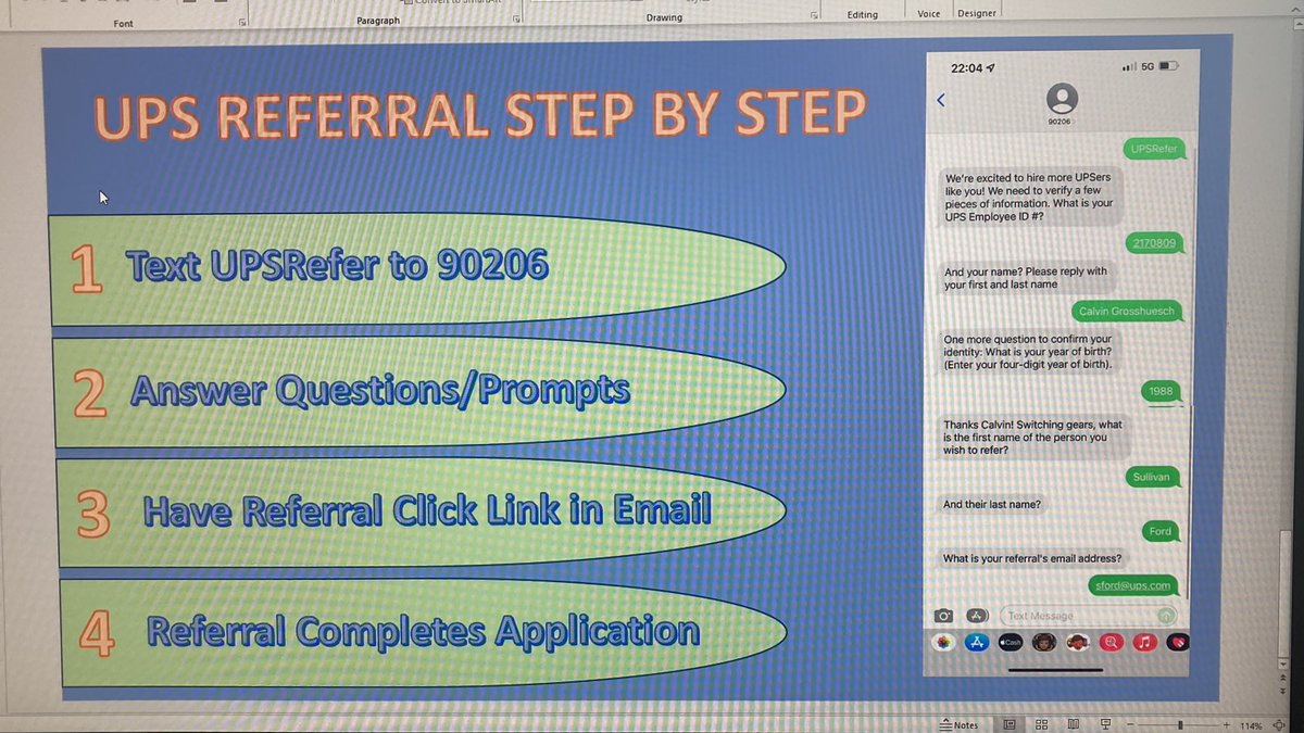 Have a friend who needs a job? Want $500 easy? Refer them to UPS and you can both get up to $500!!