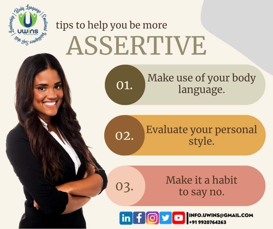 Be Assertive... here are few tips  💁 

#wednesdaymood #wednesdayvibes #WednesdayWisdom #wednesdaymotivation 
 #assertiveness #assertivenessskills #assertivenesscoach #softskillscoach #softskillstrainer