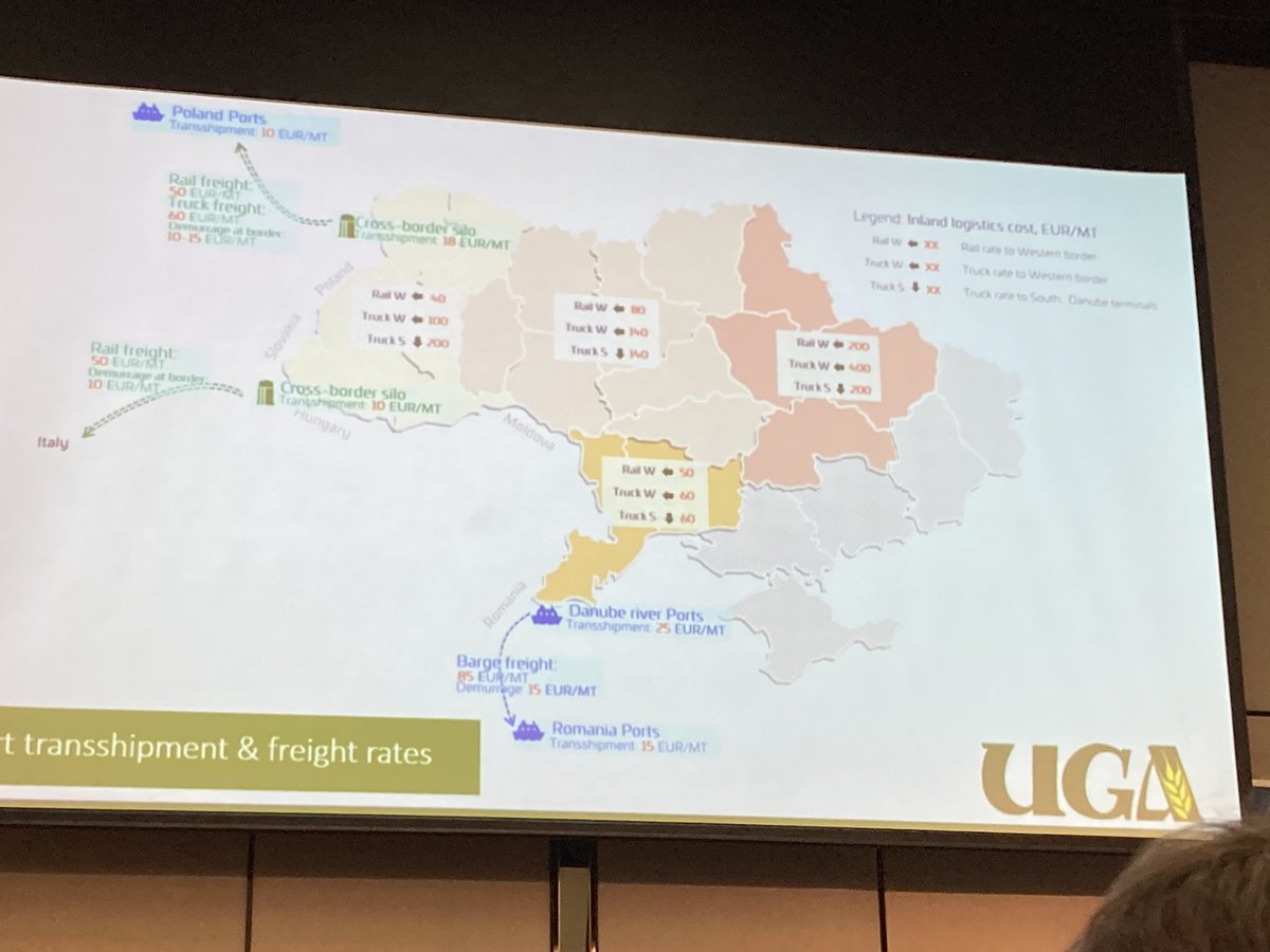 rebekah_starick's tweet photo. Absolutely brilliant presentation by Mykola Gorbachov of @UkrGrain at #agic22 giving us an update on the situation in Ukraine. The challenges facing grain production this year are immense, but the optimism is still there to see things improve 🌱 https://t.co/vvzaxlLn4v
