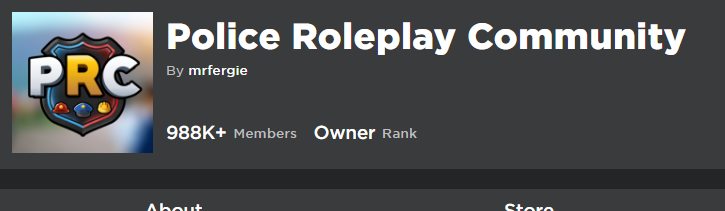 Mrfergie_RBX's tweet image. Let's get to 1 Million members in PRC! 🥳 Never thought we'd come this far.. Thanks to the whole community! New PROMO CODE 🎁 coming at 1M members. @PRC_Roblox 
📎 roblox.com/groups/4328109…