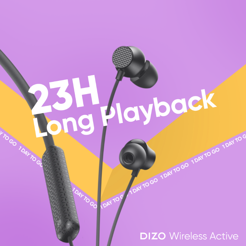DIZOTech's tweet photo. From lasting long to producing clear bass to a laser engraved finish, #DIZOWirelessActive has it all covered💯
Experience the powerful combination of style with comfort, and get ready to #GrooveNonstopInStyle.
#DIZO #BeDifferent