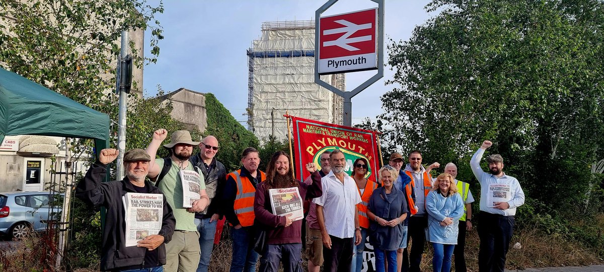 Continuing support this morning <a href="/RMTunion/">RMT</a> solid at Plymouth