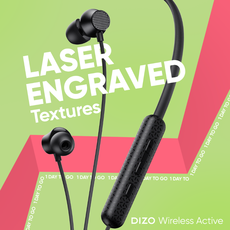 DIZOTech's tweet photo. From lasting long to producing clear bass to a laser engraved finish, #DIZOWirelessActive has it all covered💯
Experience the powerful combination of style with comfort, and get ready to #GrooveNonstopInStyle.
#DIZO #BeDifferent