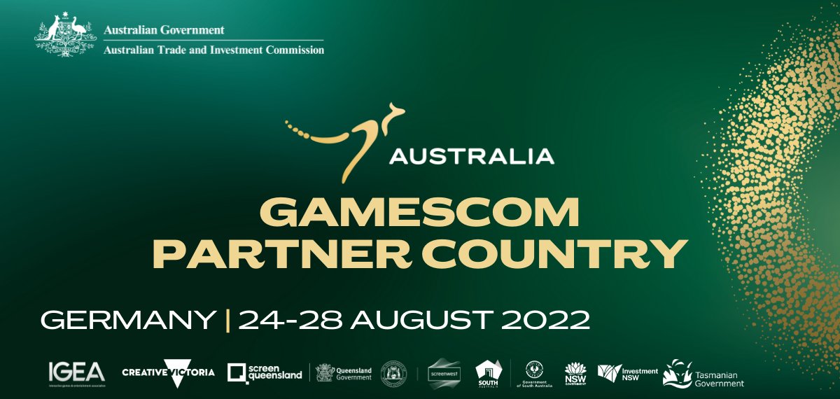 Austrade is proud to be hosting a Country Pavilion at <a href="/gamescom/">gamescom</a> in Germany #Gamescom2022. Supported by Austrade, <a href="/igea/">IGEA</a> and state governments, 36 gaming studios will showcase unrivalled creativity at the world’s largest #DigitalGaming event! 🎮 
Learn more: ow.ly/3k8X50JYNgq