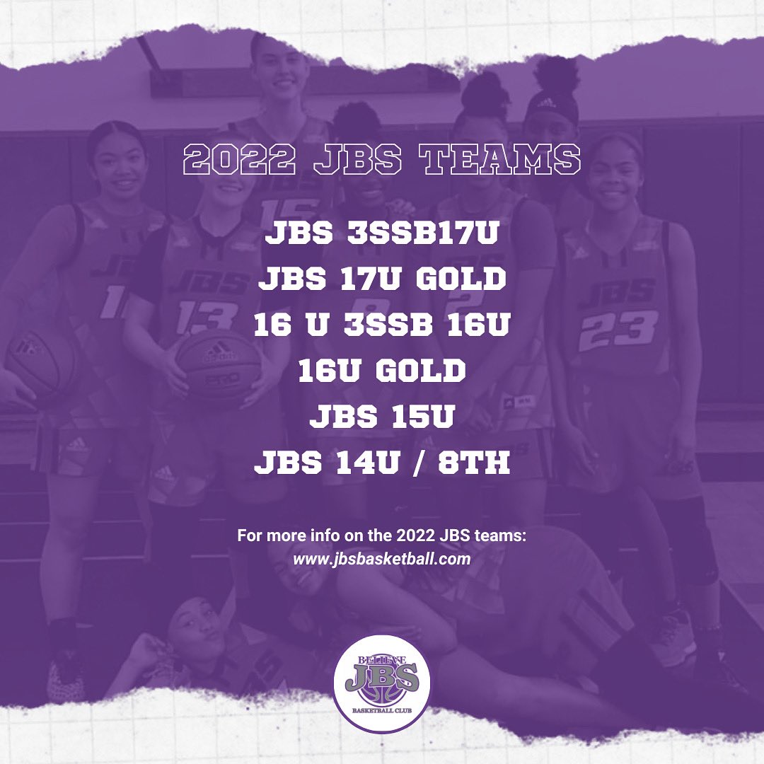 Our 2022 JBS teams are taking the game by storm 🏆 Type down below which team you belong to! 

For more information on who we are and what we do, head on over to jbsbasketball.com (link in bio) 🏀

#JBSBasketball #3SSB #AdidasGauntletWinner #AdidasGrassroots #AAUBasketball
