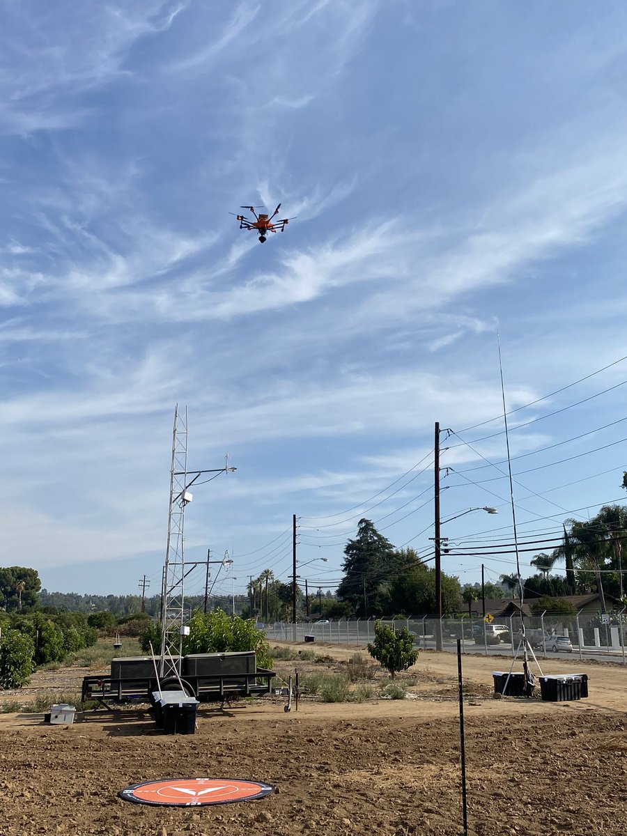 JavierGRocha's tweet photo. The second phase of our roadways pollution study is underway! Ground- and air-based assets are being deployed to measure the impact of sound barriers on the atmospheric transport and dispersion of vehicle emissions. @UCRBCOE @ucrcecert @UCR_MechE https://t.co/DcQaYdX60F