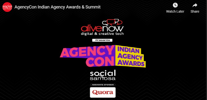 24FramesDigital's tweet image. We are happy to announce that we will be #livewebcasting Social Samosa&apos;s AgencyCon- Indian Agency Awards, 2022.
Celebrating heroes who have build brands to achieve business objectives at scale!

Join this insightful yet fun-filled summit at 5 p.m. today at lnkd.in/dZUUuXBG