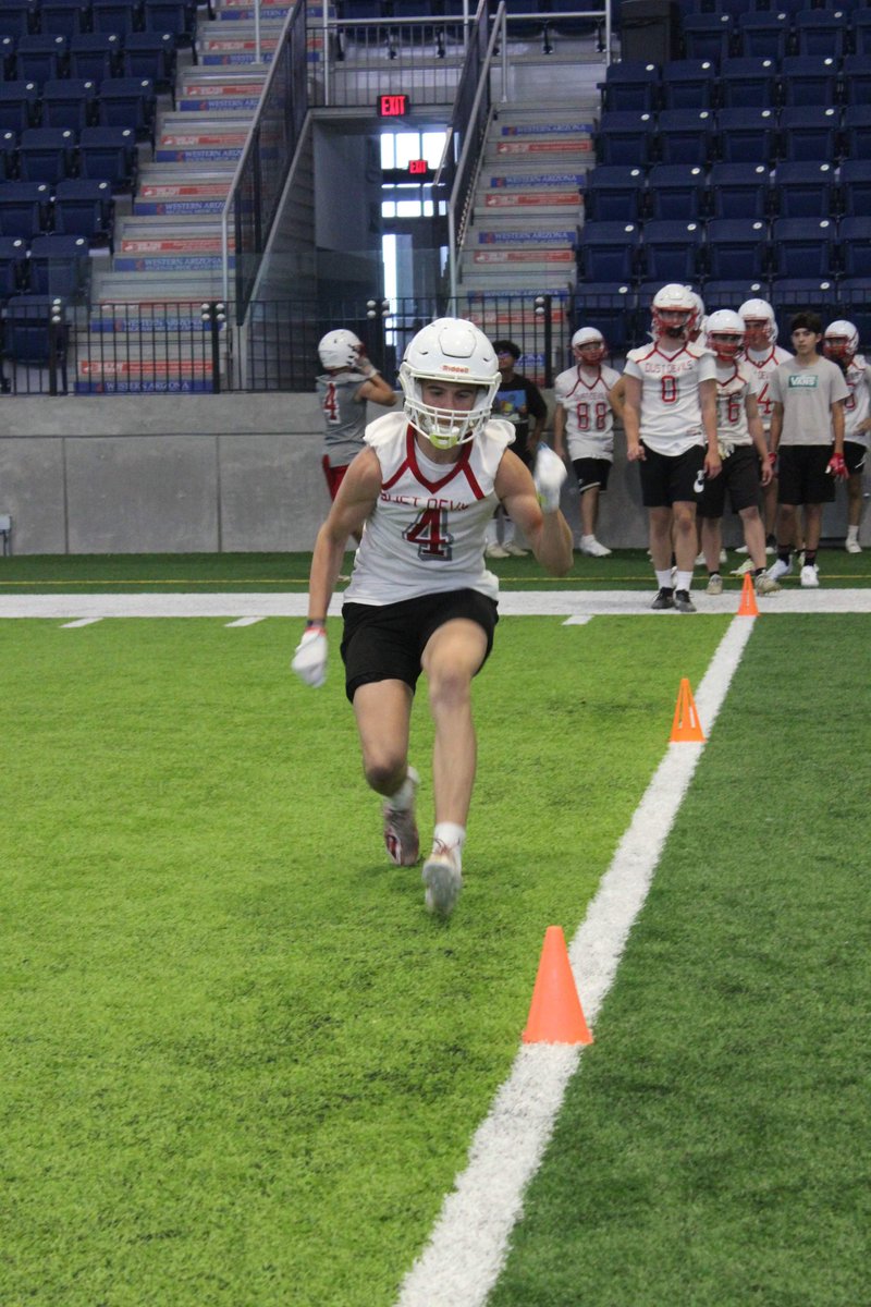 Soph Peyton BOICE going through WR drills. <a href="/ThePeytonBoice/">Peyton Boice</a>