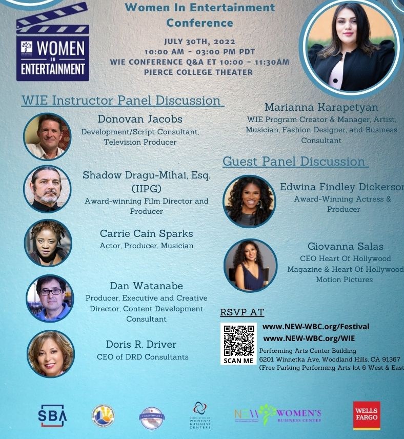Celebrate summer with Women In Entertainment in Los Angeles. Round table discussions with Producers &amp; Directors, access to capitol, fashion shows &amp; more. RSVP its FREE! #womeninfilm #Actor #Filmmaking neworg.ecenterdirect.com/events/1019947