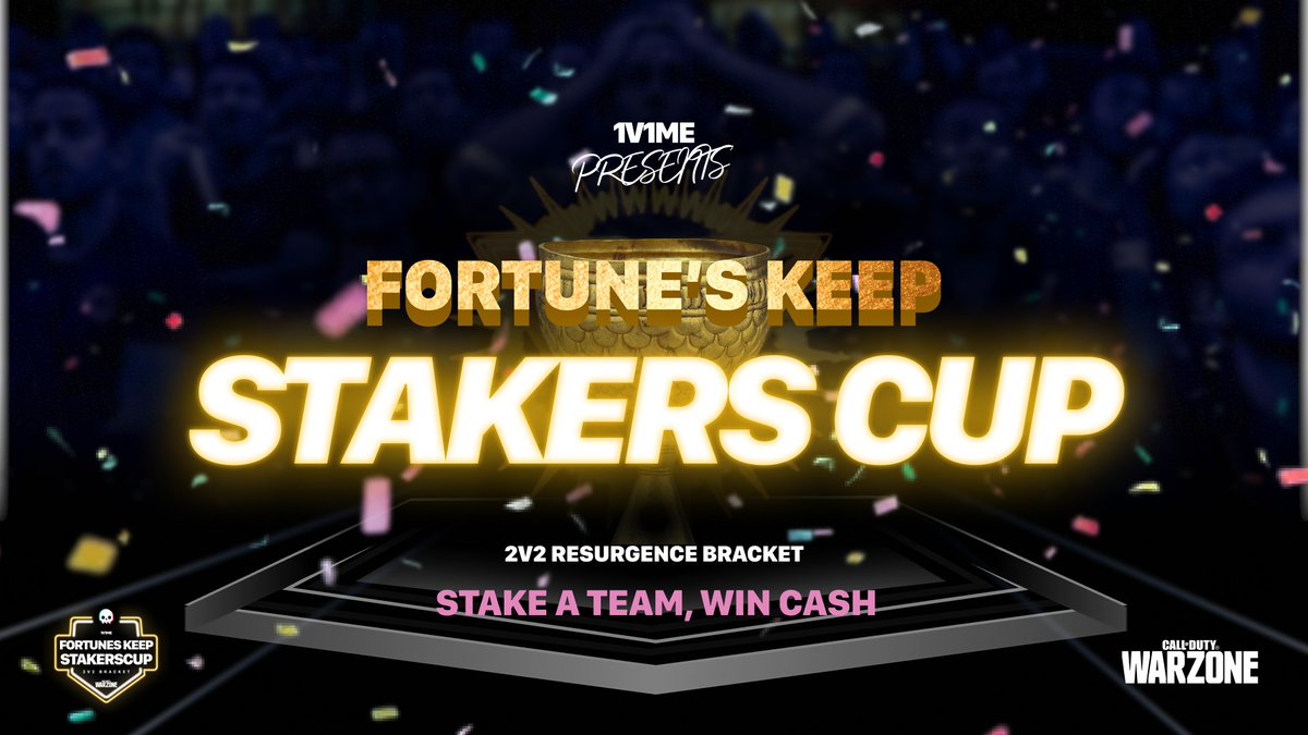 1v1Me's tweet photo. We are HOSTING our first ever Stakeable Tournament! 🔥

FORTUNES KEEP STAKERS CUP

1. Research each team
2. Find the best returns
3. Place your stakes
4. Watch &amp; make 💸 https://t.co/Tc4XIwB1Ox