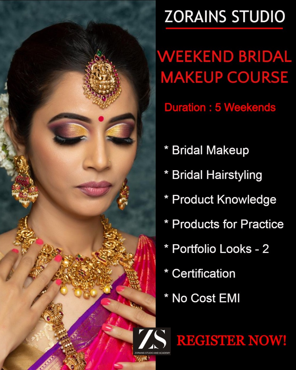 10:30 AM To 2:30 PM 6 Advanced Makeup And Hair Course - 5 Weeks