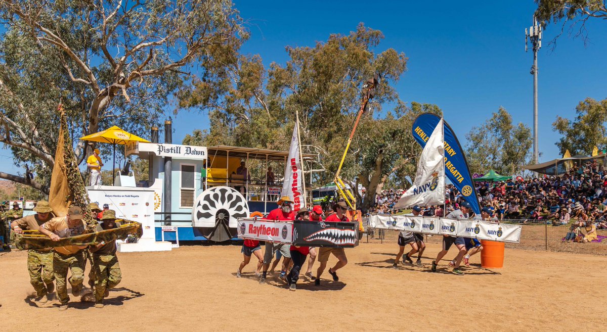 A boat race without water may seem odd, but for the Henley on Todd Regatta that is just how it works. This event runs in a Flintstones manner, with 'boat' races taking place running up and down the dry bed of the Todd River. 2022 celebrates the 60th anniversary of the event.