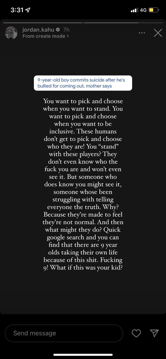 Ex-NRL player Jordan Kahu with some passionate words ✊🏼