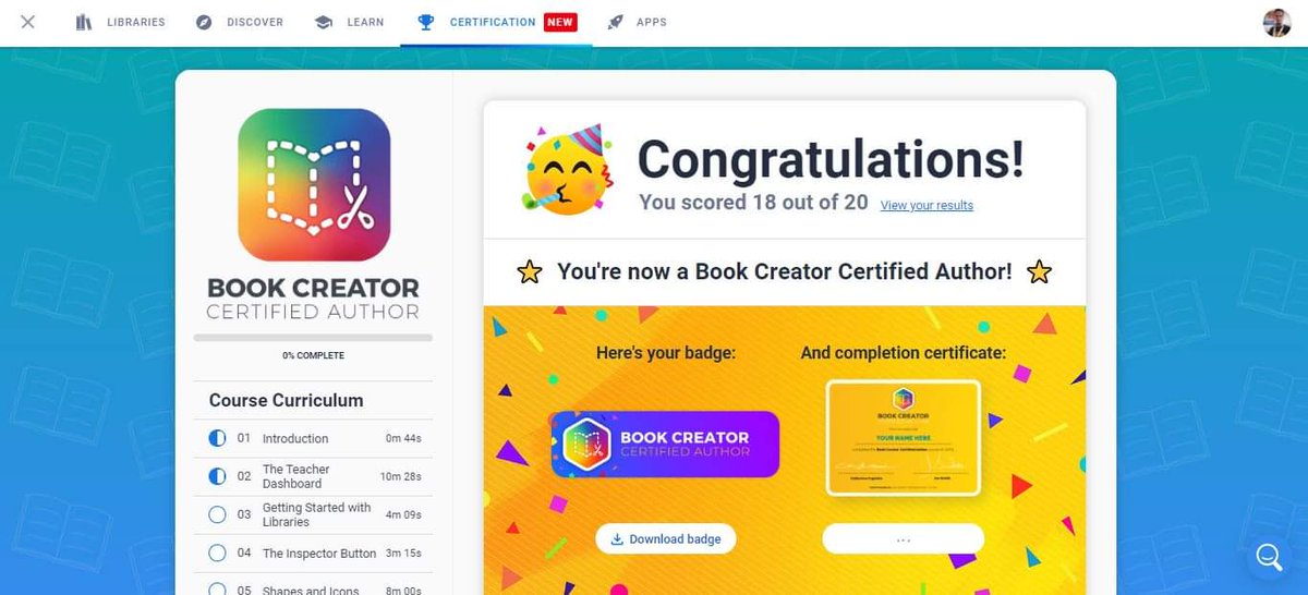 Now I'm Book Creator Certified Author
<a href="/BookCreatorApp/">Book Creator from Kami</a> <a href="/mabohassan781/">Mohammed Abo Hassan ✈️#ISTELive23</a> <a href="/WorldEducators1/">World Educators' Community</a> <a href="/DouhaJemai/">Douha jemai 🌍SchoolAdvocate #bestteacheraward2022</a> <a href="/Nisha09934399/">Nisha R</a> <a href="/Nazmulh78154155/">Nazmul  haque</a> <a href="/nazmulhaque5921/">nazmulhaque592</a>