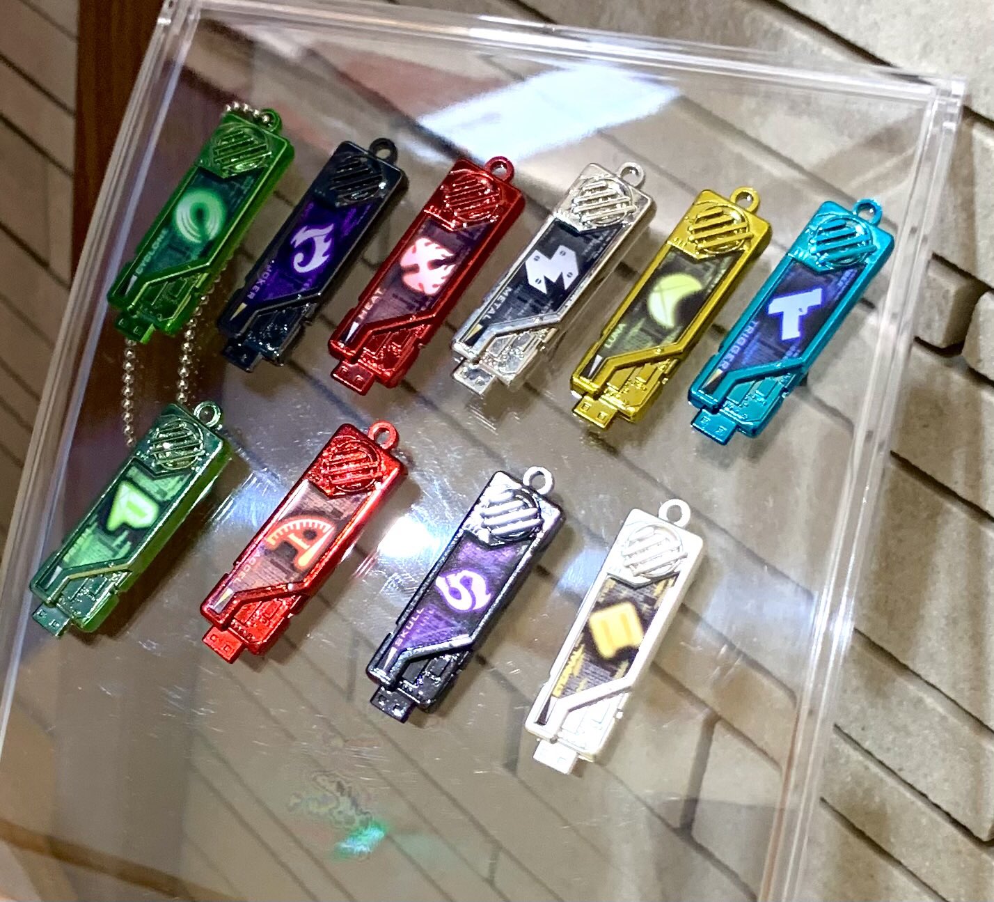 ガイアメモリ メタルチャームコレクション 仮面ライダーW 全10種 ガイアメモリ メタルチャームコレクション 仮面ライダーW 全10種