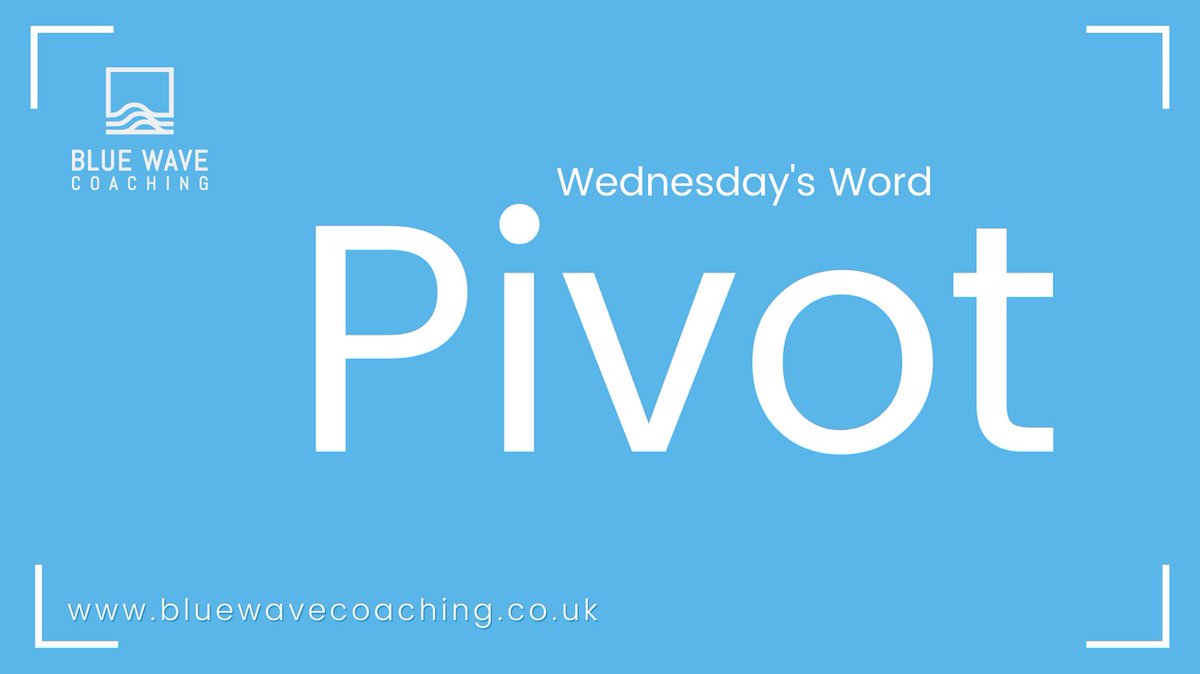 Pivot is a great word. From where you are now, turn, rotate and slight change direction. 
What direction do you want to go in ? 
How much do you need to pivot ?