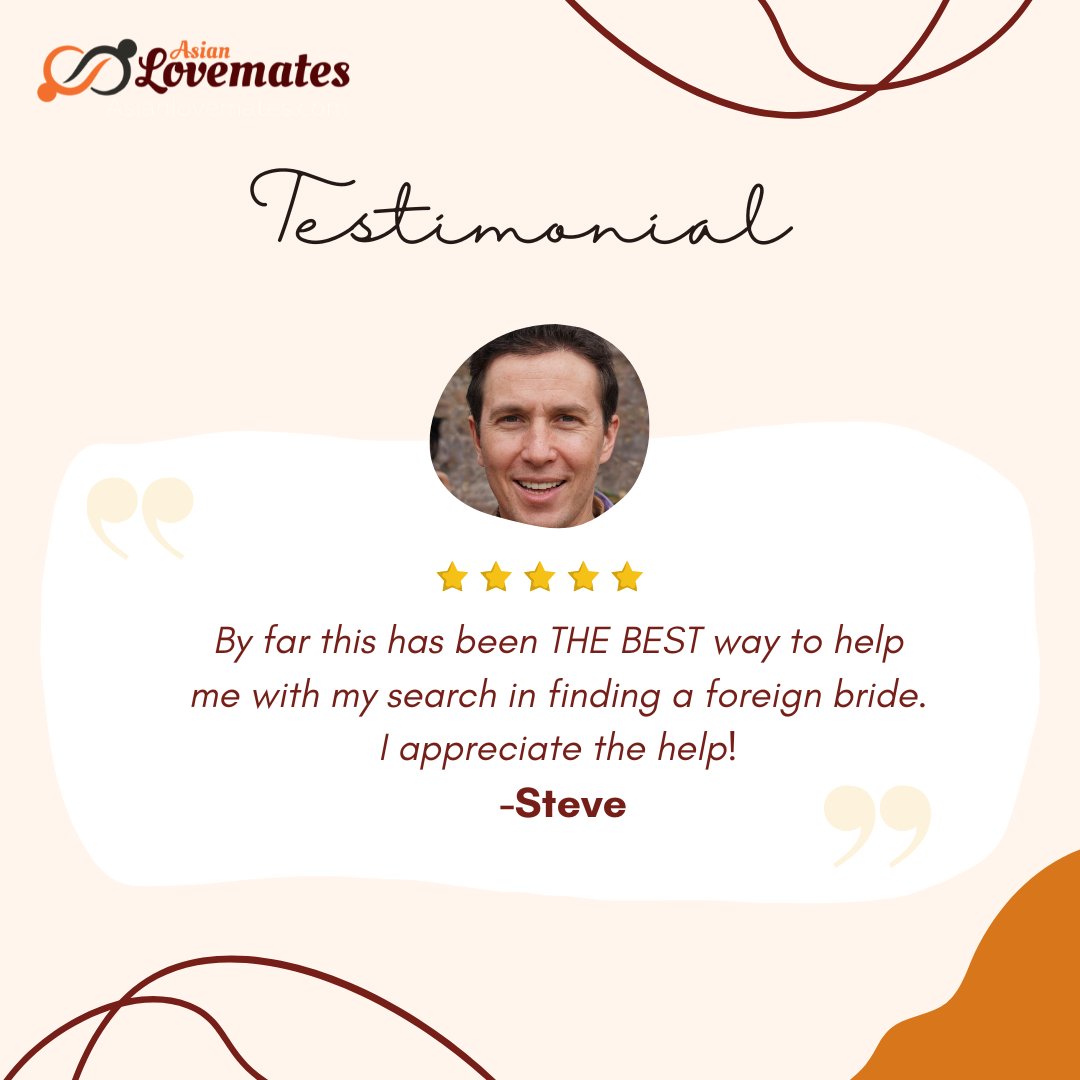 MatesAsian's tweet image. We're always here to help, Steve! 

Good luck on your path to meeting your forever partner. 💕

Meet your soulmate NOW! 👉tinyurl.com/asianlovemates… 

#satisfied #datingreview #singlestour #datingasians #happycustomer