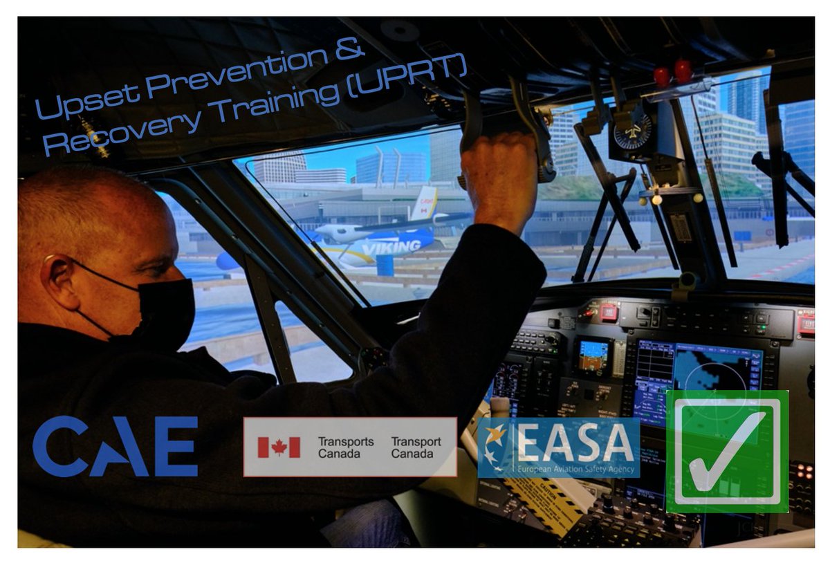 Pacific Sky's FFS is now approved for Upset Prevention and Recovery Training by Canadian and European authorities. We are extremely proud to now offer UPRT training under EASA’s CS-FSTD (A) issue 2 and TC’s TP9685 Rev 3 based on FAA 14 CFR part 60 Change 2 to our customers.