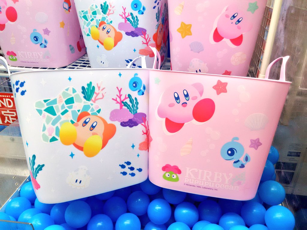 星のカービィ　プププオーシャン　バケットアソート ／  ブルー ・ ピンク ラウンドワンアミューズメント［公式］ on X
