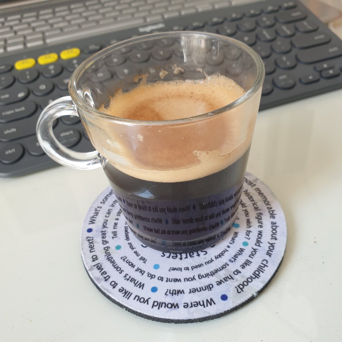 Sanbeams's tweet photo. Annoyed about the unexpected city-wide power outage, but very, very grateful I don't have online training to conduct today. 🙏🏾 Managed to grab a cuppa Joe before the second blackout.
#nespresso https://t.co/e309F2bqeA