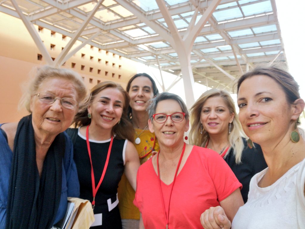 #Maroc 🇲🇦: La FIJ est aux Assises de L'Union de la presse francophone <a href="/Pressefranco/">UPF</a> cette semaine à Ben Guérir pour parler du leadership au féminin et renforcer la place des femmes dans les rédactions et sur le terrain, avec <a href="/dpradalie/">Dominique Pradalié</a> <a href="/pmoriniere/">Pamela Moriniere</a> <a href="/SimonisMartine/">Martine Simonis</a>. <a href="/UPFMaroc/">UPFMaroc</a>