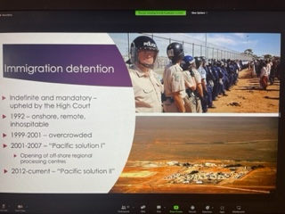 #Palspectives guest Expert Prof Suresh Sundram on immigration detention impacts: self harm rates 200x mainstream population, irreparable damage, traumatic memories, disempowerment, violation, exclusion, betrayal