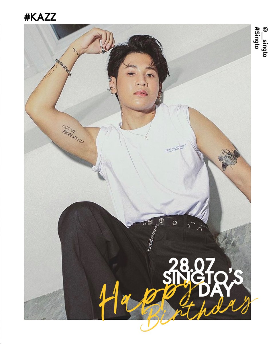 Kazzmagazine's tweet photo. HAPPY BIRTHDAY TO SINGTO  @stjinx_maya💫

สุขสันต์วันเกิดนะคะสิงโต~ วันเกิดปีนี้ KAZZ MAGAZINE ขอให้สิงโตมีแต่ความสุข สุขทั้งกายสุขทั้งใจ มีแต่เรื่องดีๆเกิดขึ้นทั้งปีและตลอดไปเลยนะคะ❤️

#KAZZMAGAZINE #SingtoPrachaya https://t.co/XBWmivEXWS