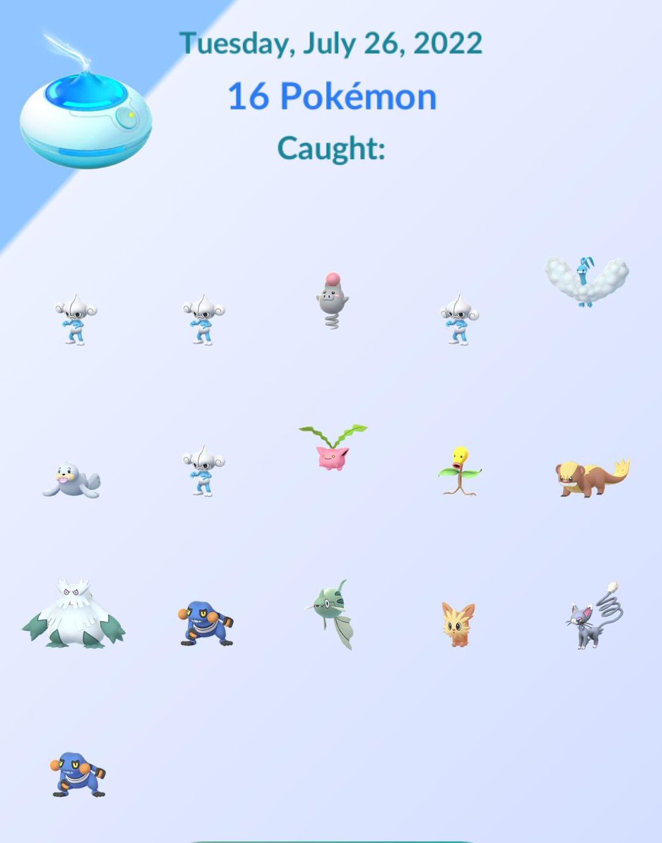 Skyline522's tweet photo. Not bad for the first day… #PokemonGO https://t.co/P9qygxtiFI