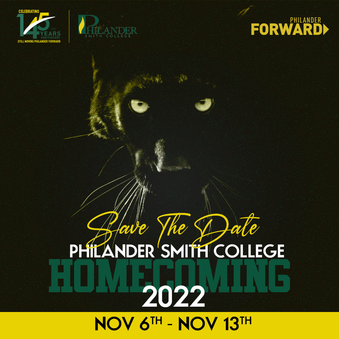 PhilanderSmith's tweet photo. Calling all Philanderians!
HOMECOMING 2022 is closer than you think! It's almost time to come home to the pride! Join us November 6th - 13th for a Homecoming celebration you don't want to miss! It's 145 years in the making, and it's waiting just for you!
#PSC145 #PSCHC22 https://t.co/I9rWZQCZWY