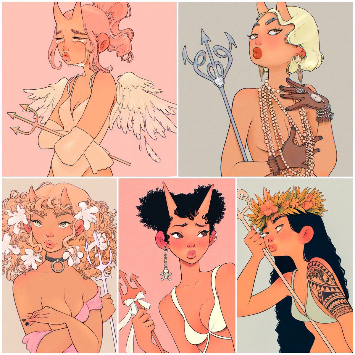 These girlies available on secondary 💖 #NFTCommunity #NftCollectors