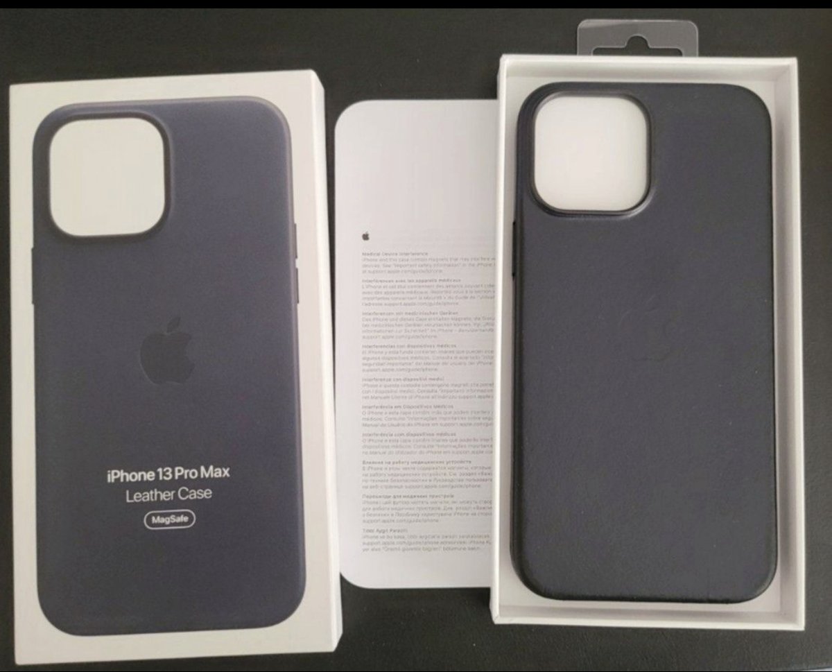 2edgesth's tweet image. #Verkaufe #Apple LederCase für das #iPhone13ProMax  in der Farbe Midnight.

Unbenutzt! Nur beguckt!

Angebote ausschließlich per DM