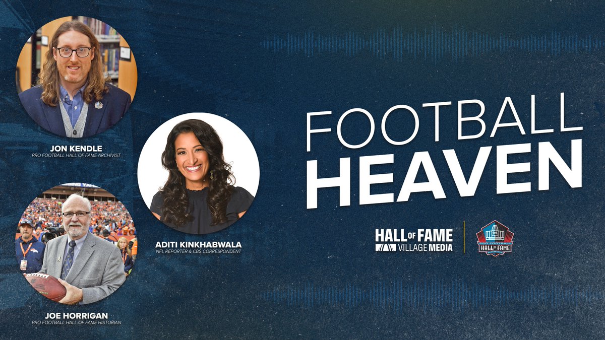 HOFRECO's tweet photo. Hall of Fame Village Media is excited to announce Football Heaven, a first-of-its-kind video podcast produced in partnership with the @ProFootballHOF, that will explore some of the most fascinating stories, and personalities in Pro Football History! #HOFV

https://t.co/nKP2FWZ2zQ https://t.co/6laE2Vu1Lx