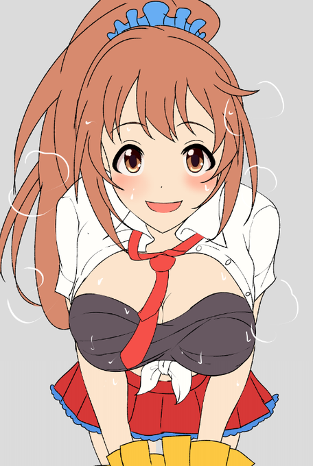 作業中
実は前から描きたかったアメスク智香ちゃん
汗だくぷるんって感じを出せるようにしたい 