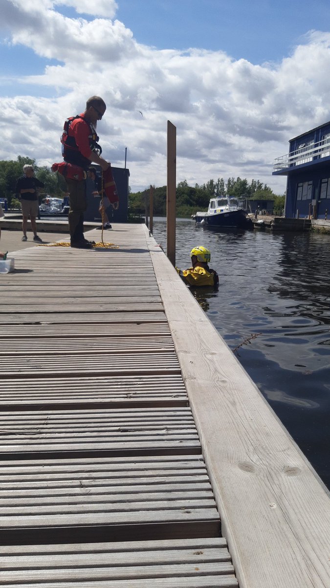 Broadland Police (@broadlandpolice) on Twitter photo <a href="/NorLSAR/">Norfolk SAR</a> demonstrating how to use a throw line to rescue casualties in the water. <a href="/broomboats/">Broom Boats</a> #RespectTheWater #engagement <a href="/NorLSAR/">Norfolk SAR</a> demonstrating how to use a throw line to rescue casualties in the water. <a href="/broomboats/">Broom Boats</a> #RespectTheWater #engagement