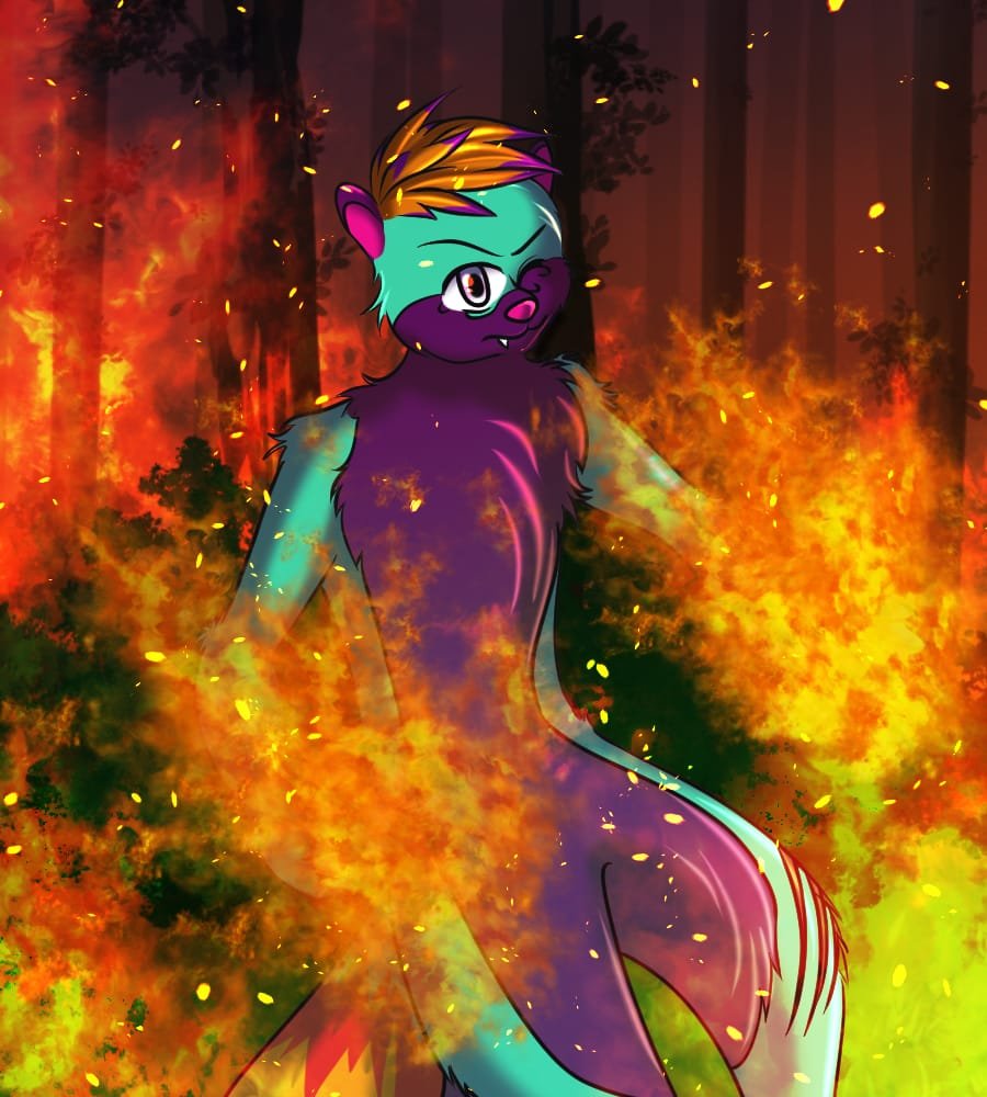 RakanDat's tweet image. Thank you @Leah11Roy for this sweet piece of my Nasty boy! They were super chill to work with. ☺️