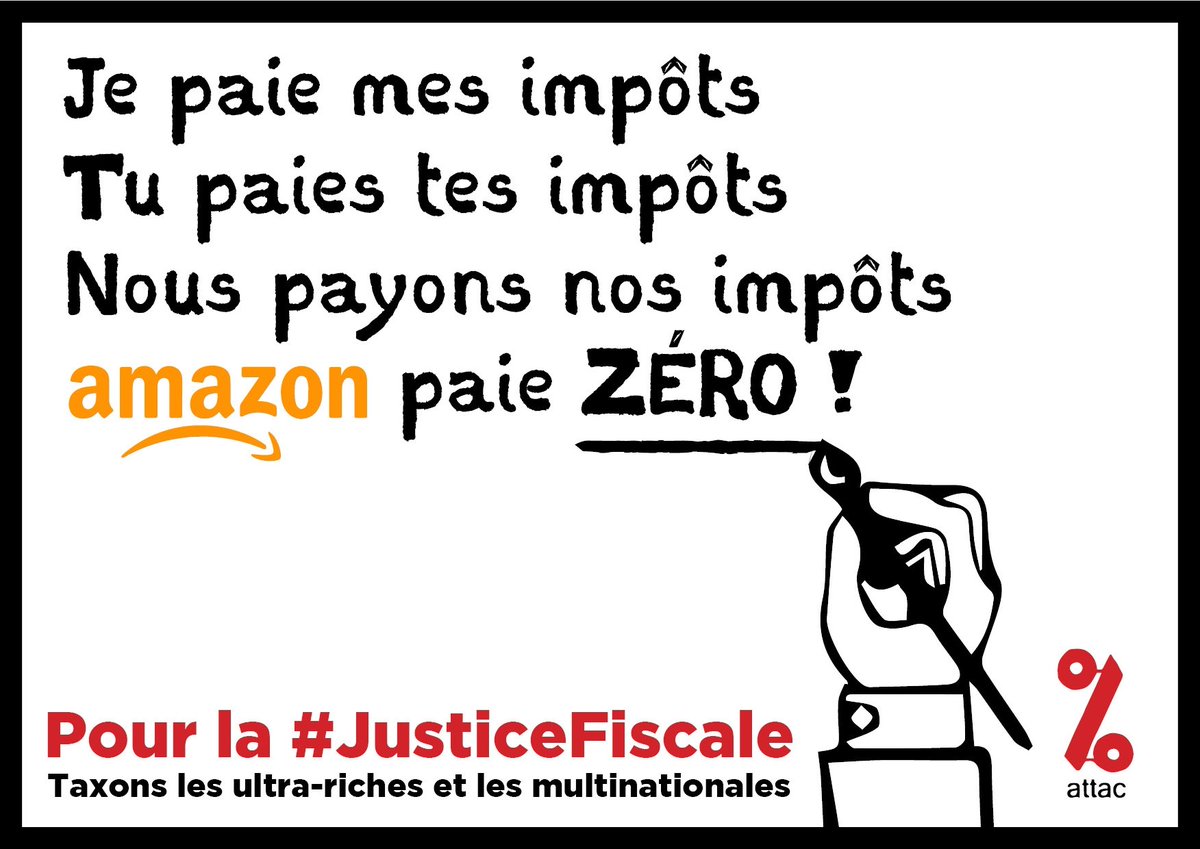 Alors qu'<a href="/amazon/">Amazon</a> augmente de 43% le tarif des abonnements #AmazonPrime, rappelons qu'Amazon Europe a payé ZERO euro d'impôts en 2021 et a même reçu 1 milliard d'euros de crédits d'impôt, grâce à sa filiale au Luxembourg !

#StopAmazon
