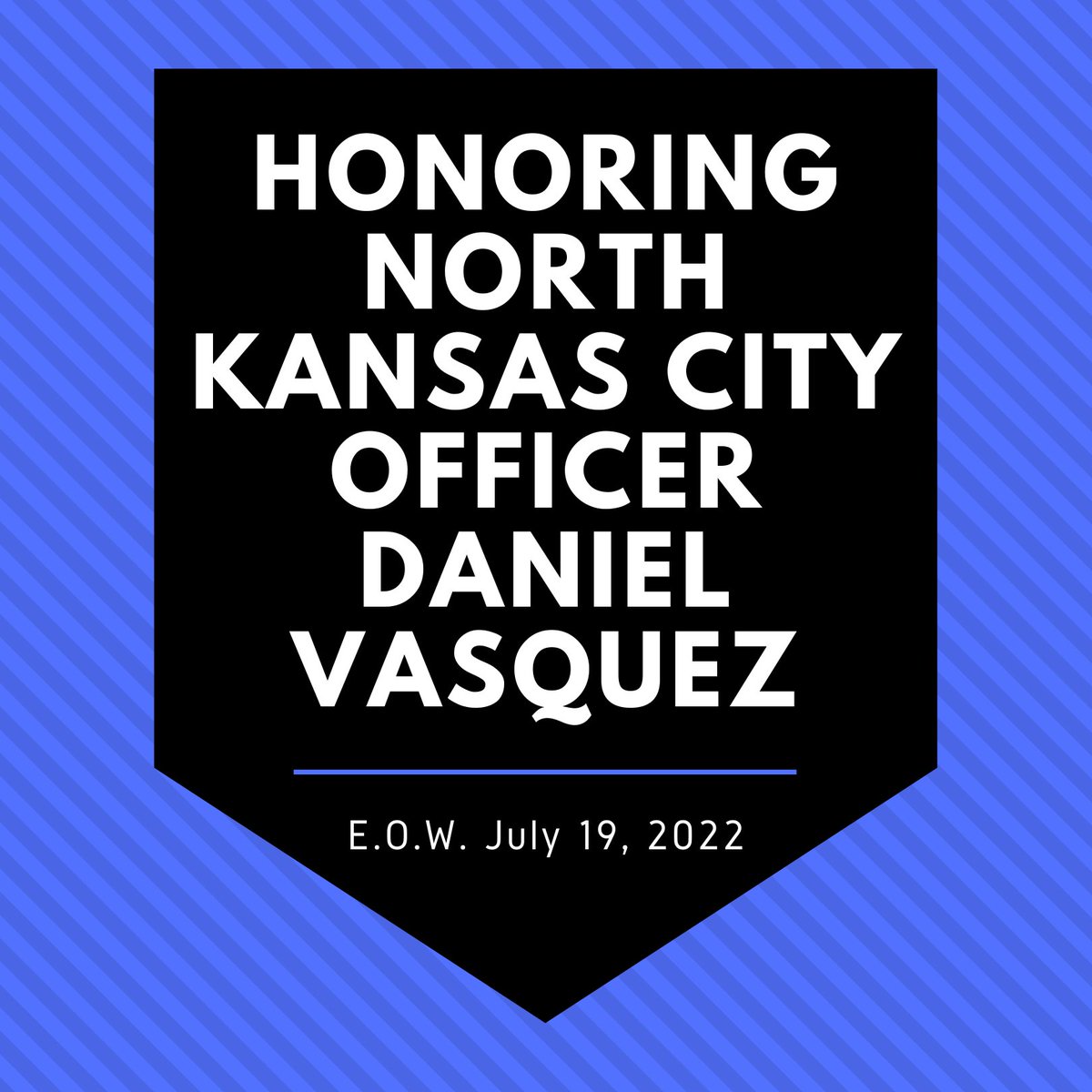 cityofnkc's tweet photo. If you would like to show support for the Vasquez Family, and the NKC Police Department, we encourage you to line Armour Road to honor NKC Officer Daniel Vasquez. The funeral procession will depart the church around 11 a.m. and begin to arrive in NKC shortly after. #nkcpolice https://t.co/mzL8x8vRpF