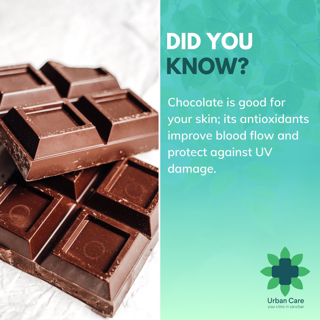 DARK CHOCOLATE! - Minimally processed dark chocolate offers a number of potential health benefits due to the flavonoids in cocoa beans.

#chocolatefacts #chocolate #factsabouthealth #healthfacts #skinfacts #skintips #healthbenefits #darkchocolate #antioxidants