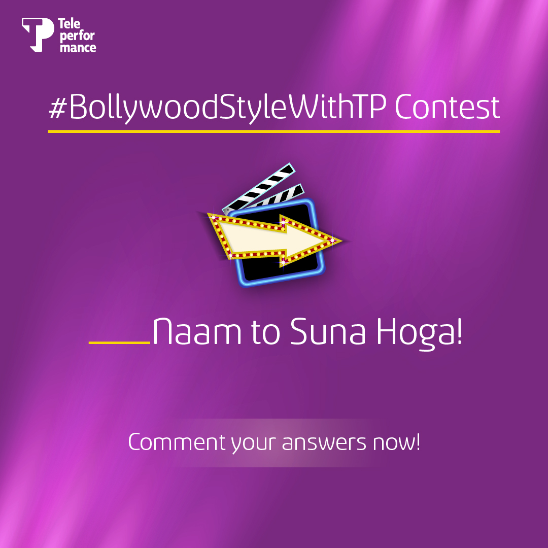 WeAreTPinIndia's tweet photo. The 5th question for our #BollywoodStyleWithTP Contest is Here!

Read the guidelines, use the hashtags #BollywoodStyleWithTP #TPIndia, Tag 3 friends and share your entries in the comments now!

#TPIndia #BollywoodStyleWithTP #ContestAlert #India #Bollywood https://t.co/vLPjOU7A6d