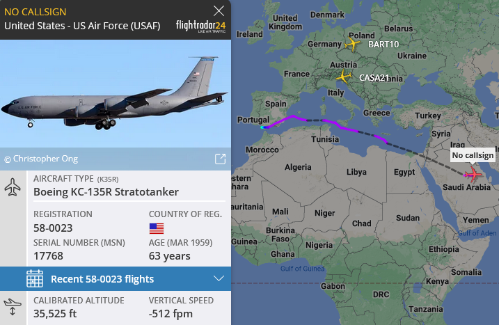 SirListenalot's tweet photo. #KC135 #AE014D as #RCH255 en route Rota - Al Udeid, is expected to become #CLEAN72, which will drag (six) "MN" #F16's out of Prince Sultan, KSA (to Lajes?)
#CoronetEast 052 https://t.co/yVkSVLNwcR