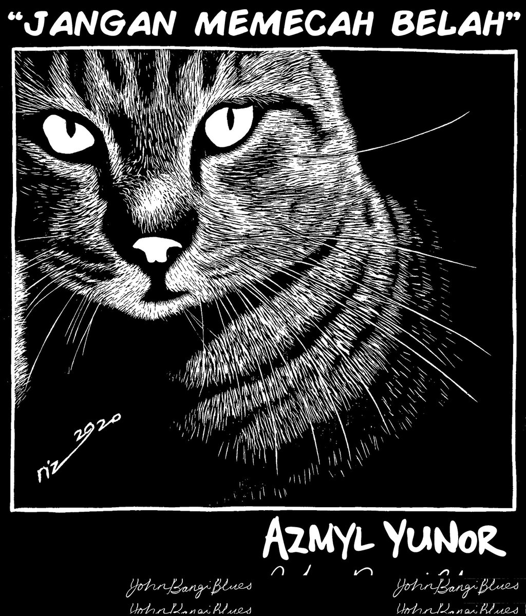 Azmyl Yunor (@azmyl) on Twitter photo JANGAN MEMECAH BELAH!
Solidariti bersama <a href="/AngkasaSpace/">ANGKA///SA EVENT SPACE</a>🤘🏼
Aku tak pernah perform sana tapi Kita semua SATU KELUARGA! ❤️
Amazing woodcut art design by Sabahan <a href="/LeongRizo/">Rizo_Leong</a> as featured on the #JohnBangiBlues merch
#art
#supportlivevenues
#supportlocalmusic
#savelivemusicvenues JANGAN MEMECAH BELAH!
Solidariti bersama <a href="/AngkasaSpace/">ANGKA///SA EVENT SPACE</a>🤘🏼
Aku tak pernah perform sana tapi Kita semua SATU KELUARGA! ❤️
Amazing woodcut art design by Sabahan <a href="/LeongRizo/">Rizo_Leong</a> as featured on the #JohnBangiBlues merch
#art
#supportlivevenues
#supportlocalmusic
#savelivemusicvenues