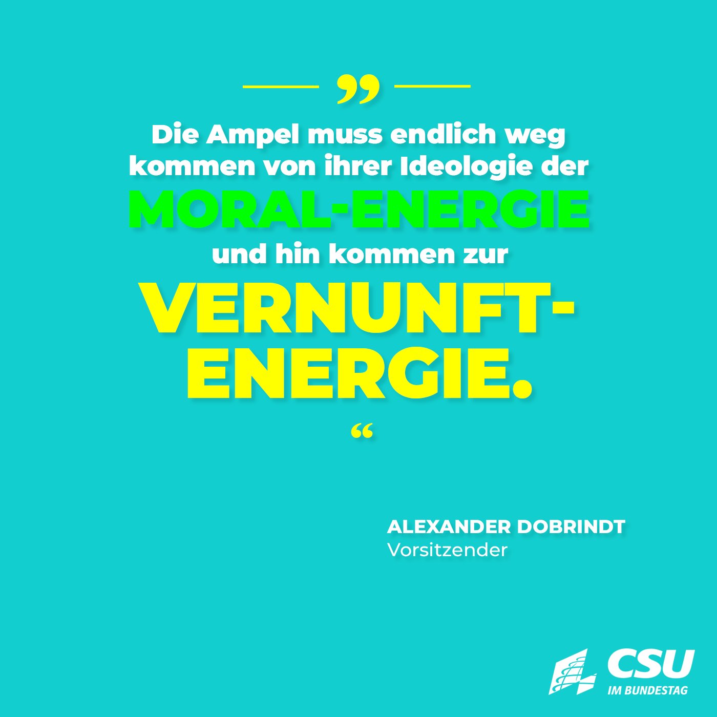 CSU im Bundestag on X: Die Ampel muss jetzt dringenden