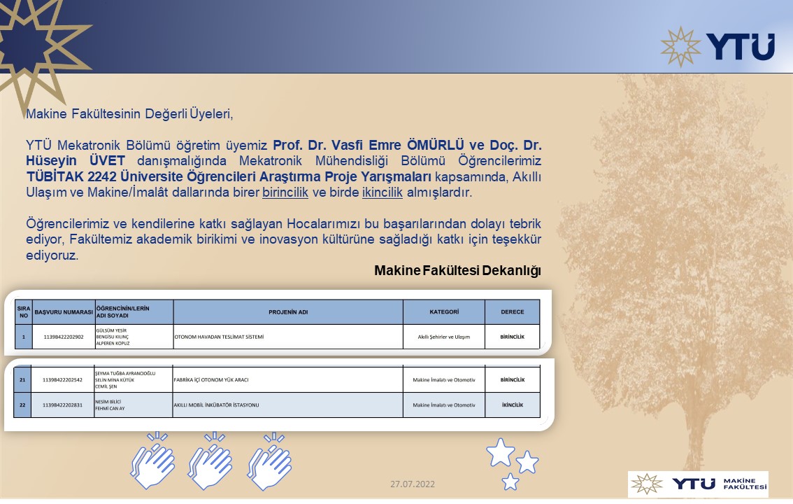 #Ar-gede Lider YTU #SendeBirYildizOl #öğrencileriyleliderYTU