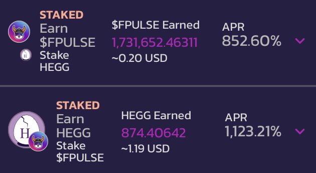 ItisOonn's tweet photo. NEW POOLS ARE 
LIVE ON #NESTSWAP 🔥 

Pool 1: 
Stake $HEGG Earn $FPULSE 💸
Pool 2: 
Stake $FPULSE Earn $HEGG 💸

🌎https://t.co/3LNPgjyc3a
🌍https://t.co/Ulh2Z7vxuz

#HMNG #HEGG #FPULSE #BSC
#MEMECOIN #GEM💎#CRYPTO
#PulseChain @HmngBsc @Heggarmy @FlokiPulsev2 #FlokiPumps https://t.co/XRydA02Yyb